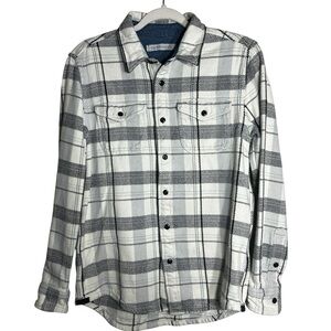 Outerknown Blanket Shirt Check Plaid Cotton Outdoor Long Sleeve Flannel SZ S